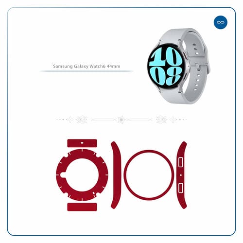 Samsung_Watch6 44mm_Matte_Warm_Red_2